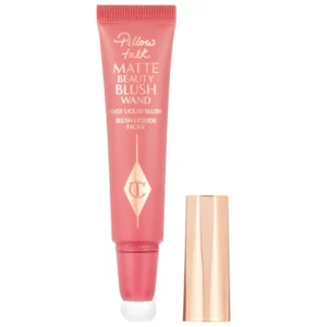 رژ گونه مایع مات شارلوت تیلبری رنگ پیلو تالک پینک پاپ CHARLOTTE TILBURY  Pillow Talk Pink Pop